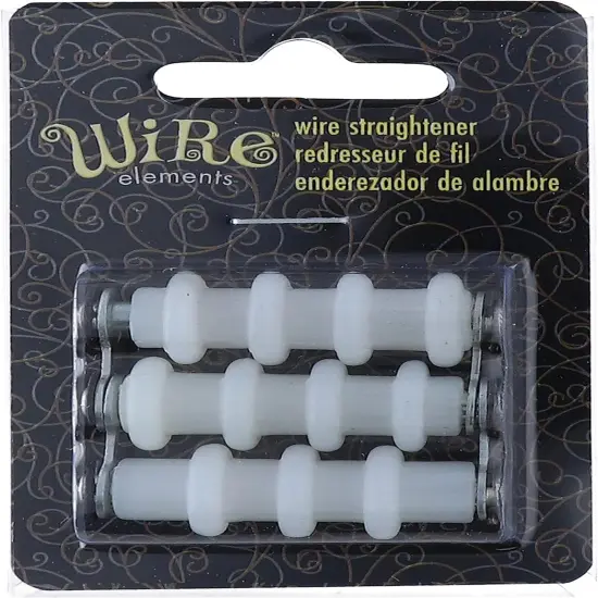 The Beadsmith Wire Straightener &ndash; Wire Elements &ndash; 1.75&rdquo; x 1.5&rdquo; with Three 1.2&rdquo; Nylon Rollers &ndash; Straighten Wire, Remove Bends, Kinks and Prepare for Wire Wrapping and Jewelry Making {6}