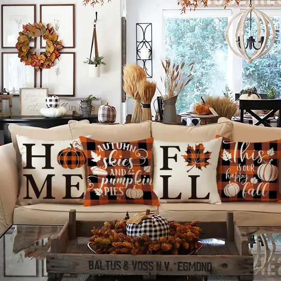 Fall Decor Pillow Covers {2}