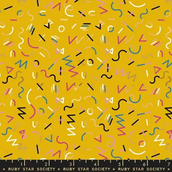 Reign Highness Goldenrod Yellow 44"/45" Fabric Per Yard {1}