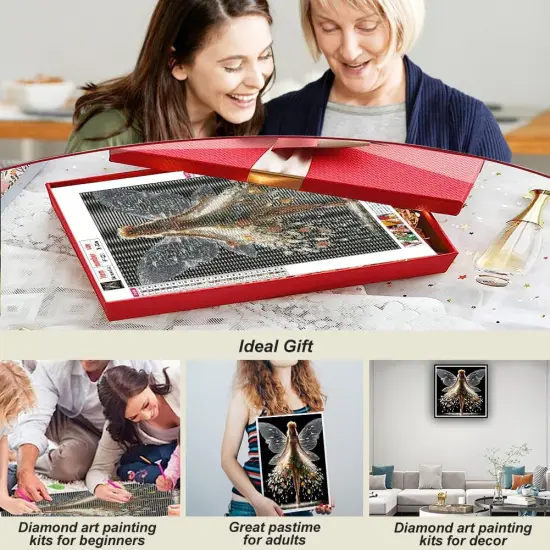 Woman 5D Diamond Painting Kits for Beginner {3}