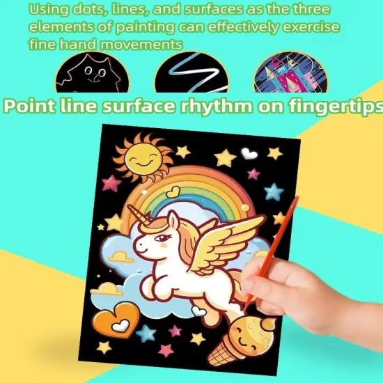 3Set Scratch Paper Art {3}