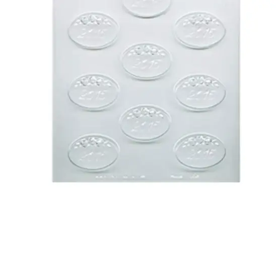 Oval Roses 2015 Mint Chocolate Mold for Special Events {3}