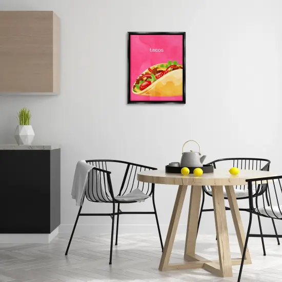 Stupell Industries Tacos Mexican Cuisine Floating Frame Design by Kim Allen {2}
