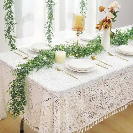 10 Pack Eucalyptus Garland, 60FT Faux Eucalyptus Greenery Garland(Grey Green) {2}