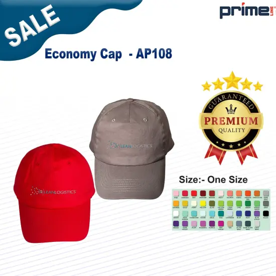 Prime Line&reg; Economy Cap RED {2}