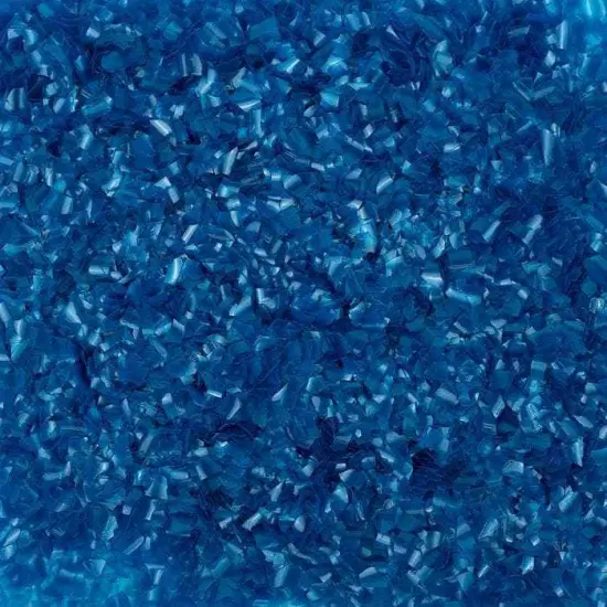 Blue Edible Shimmer Flakes 4 Gram Jar {3}