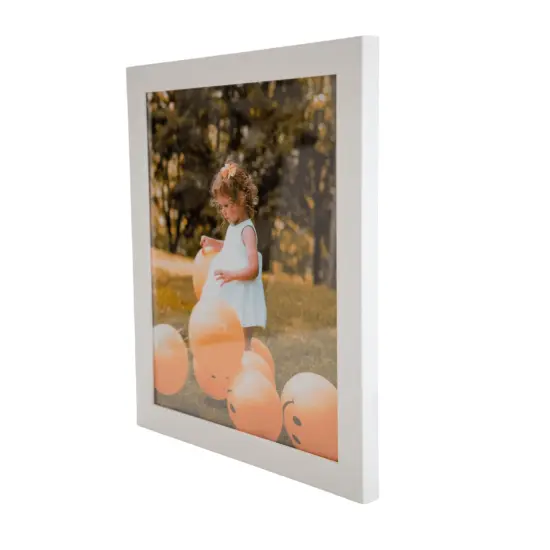 Large 46x39 White Picture Frame with Acrylic - White Poster Frame {2}