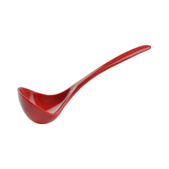Hutzler 7.5-Inch Long Mini Melamine Ladle, Great for Serving Sauces and Gravies Violet {7}