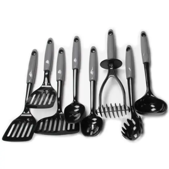 Chef Craft 11" Select Nylon Short Slotted Turner Spatula {4}