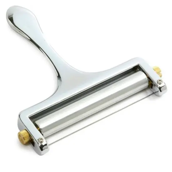 Norpro Heavy Duty Adjustable Cheese Slicer Stainless Steel Cutter with Extra Wire {1}