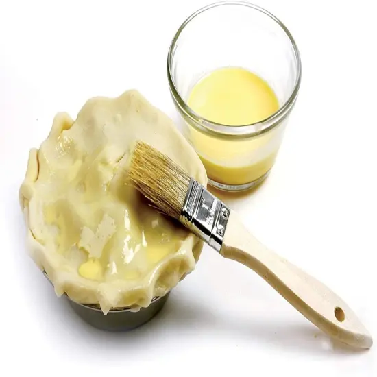 Norpro 1" Pastry Brush - Boar Bristles Basting Baking Barbecue Egg Baste Tool {3}