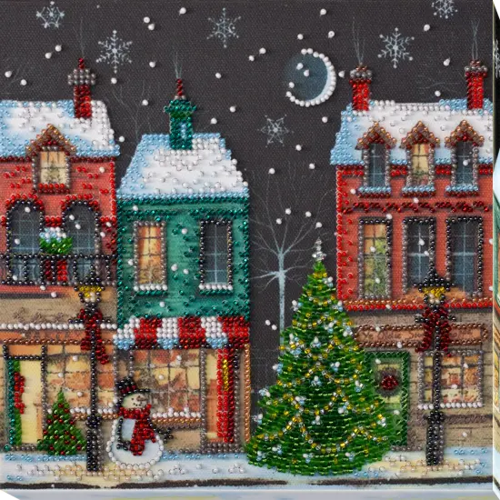 Bead embroidery kit - Holiday town {1}
