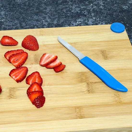 Chef Craft 4pc Stainless Steel Blade Colorful Paring Knives Set {2}