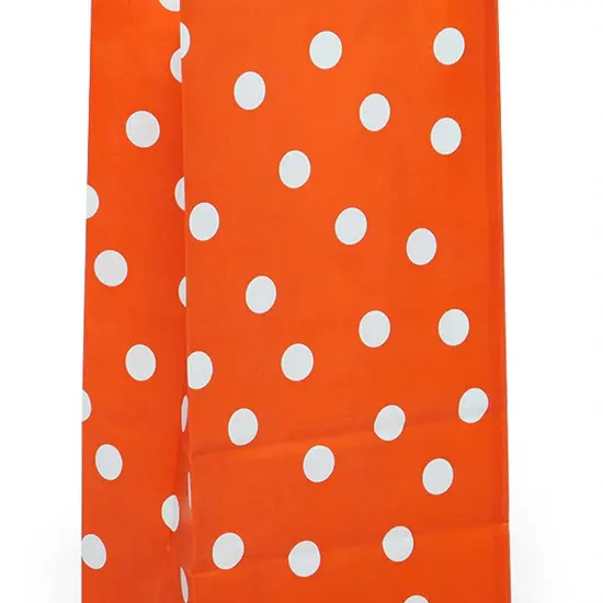 Dot Patterned Sos Food Bags 5'' x 3'' x 9 1/2'' Wrap {5}