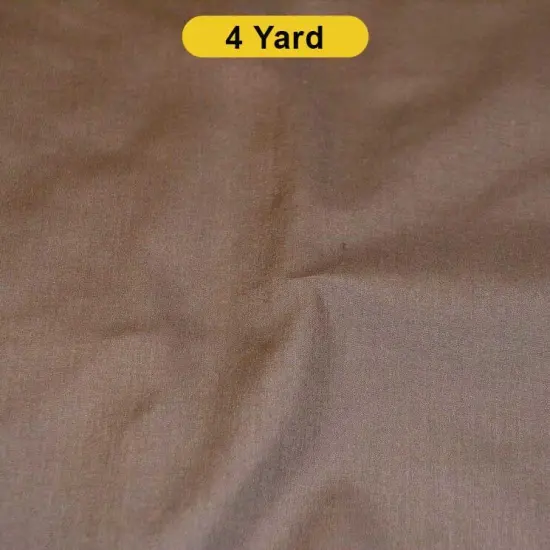Polyester Cotton Broadcloth Fabric 60" Wide Multiple Colors Brown {1}