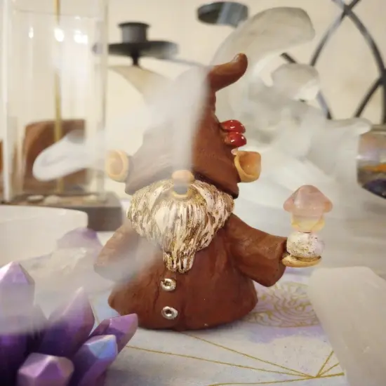 Gnome Incense Holder for Sticks Incense Cone Burner Ornaments Cute gift for all {5}