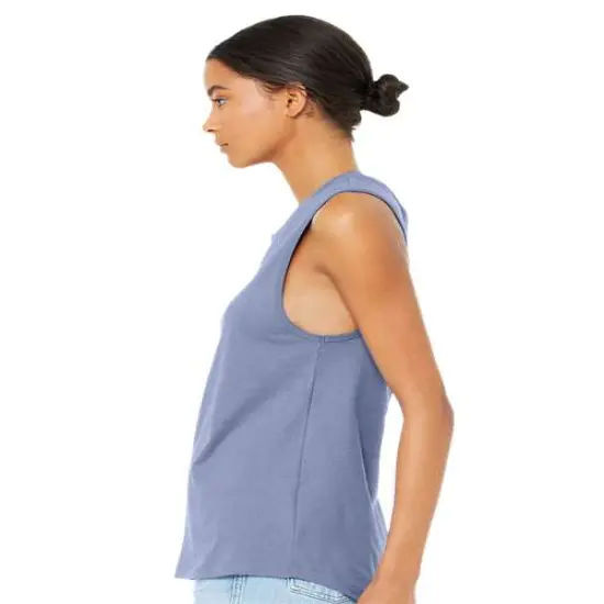 BELLA + CANVAS&reg; Women's Jersey Muscle Tank - 6003 Heather deep teal {4}