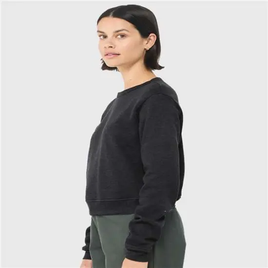 BELLA + CANVAS&reg; Women's Sponge Fleece Classic Crewneck Sweatshirt Mauve {6}