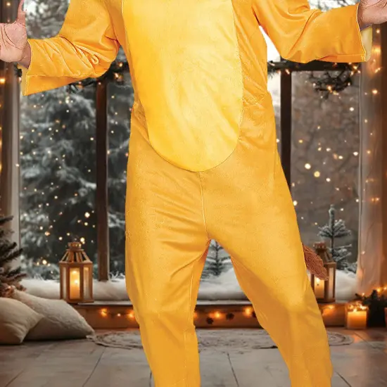 Simba Costume Jumpsuit with Ears and Tail for Halloween or Cosplay {3}