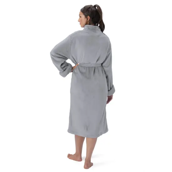 Northwest Unisex Lava Smoke Silk Touch S/M Bathrobe 23&times;41 Inches {3}