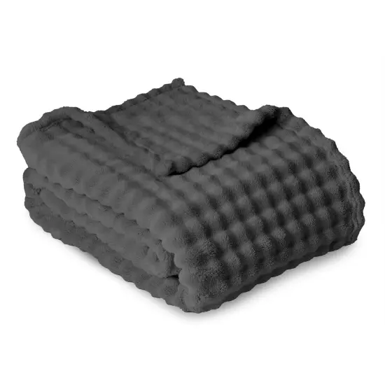 Ultra Soft Velvet Throw Blanket Lava Smoke 60X70 Inches {4}