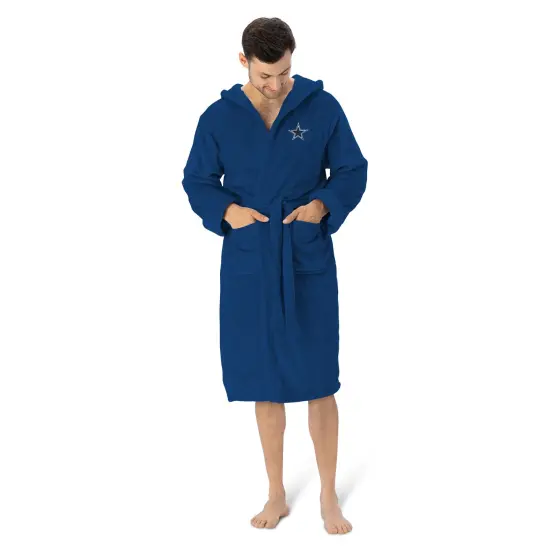 Dallas Cowboys NFL Hooded Silk Touch Bath Robe 26&times;47 Inches {1}