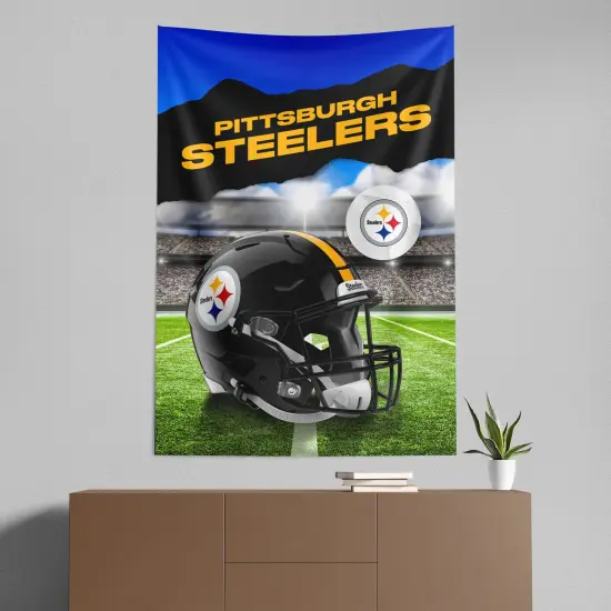 Pittsburgh Steelers NFL Midfield Wall Hanging Tapestry 40 x 57 inches {5}