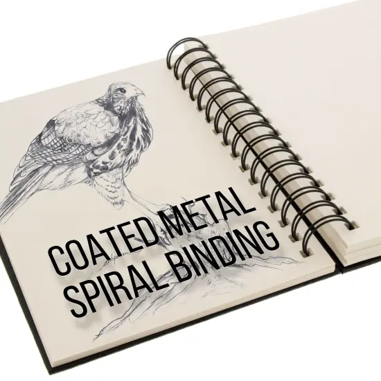 5.5" x 8.5" Premium Hardbound Sketch Book, 2 Pack, 80 Sheets Each, 70 lb (110gsm) - Hardcover Spiral Bound Artist Field, Small Sketch Pad, Acid-Free Drawing Pad - Adults, Students {4}