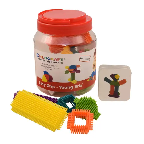 Childcraft Young Manipulative Brix, Assorted Colors, Set of 18 {1}