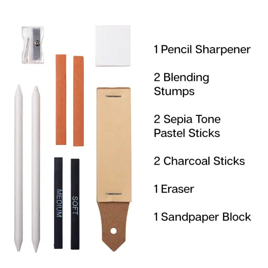 KINGART&reg; Sketch & Draw Set, 13 pc {2}