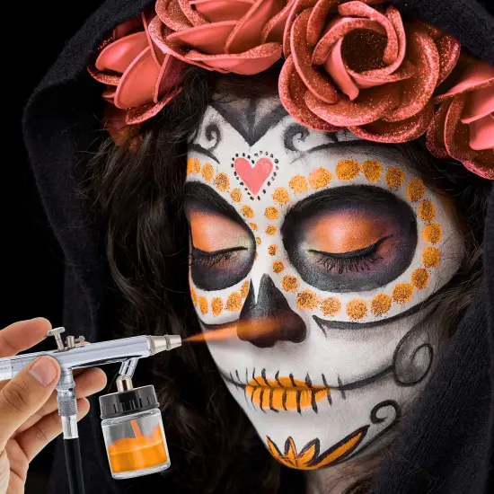 Yellow Airbrush Face & Body Water Based Paint for Kids, 8 oz. {4}