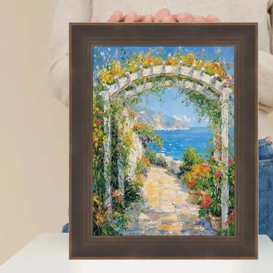 Vintage Bronze Scoop Antique Picture Frame 20x30 frame {3}