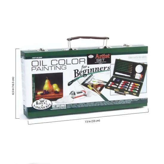 RSET-OIL3000 | Essentials™ 27pc Oil Painting Travel Art Set {4}