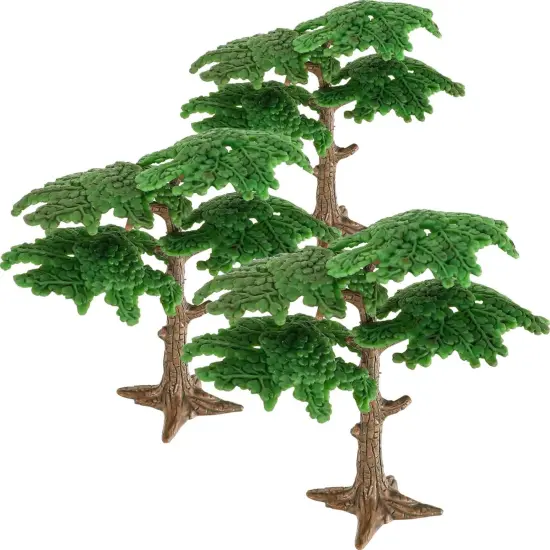 Model Pine Trees, 3Pcs Model Train Trees Miniature Pine Tree Model Artificial Pine Tree Mini Pine Tree Toys Fake Plants {1}