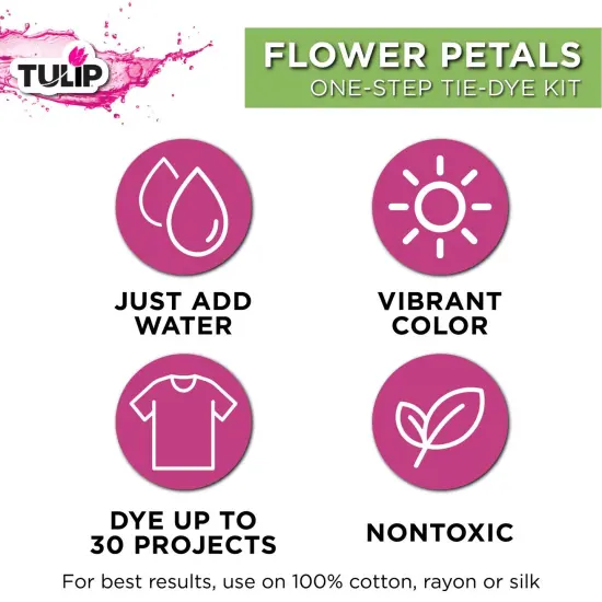 Tulip Flower Petals 5-Color Tie-Dye Kit {3}
