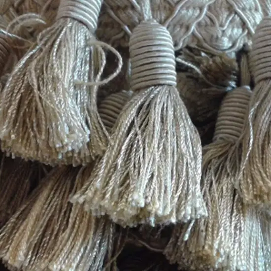 Light Gold Tassel Fringe Trim 3" Tassels By the Yard {1}