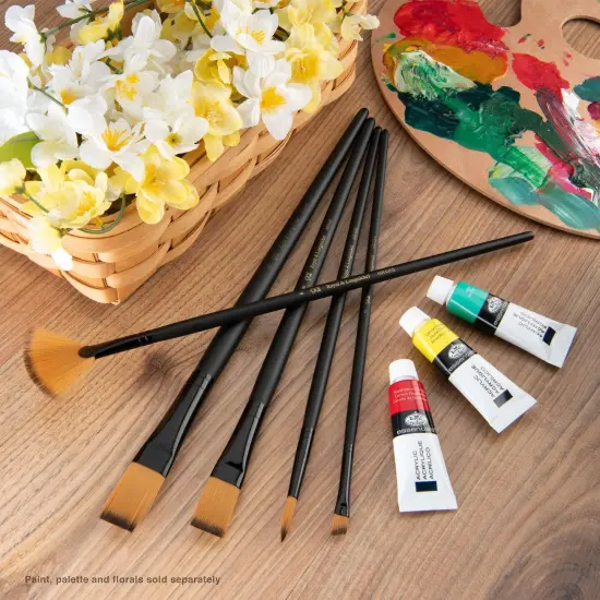 RSET-4304 | Essentials&trade; 5pc Gold Taklon Variety Brush Set 4304 {5}