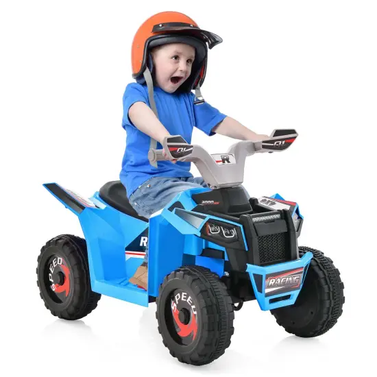 Costway Kids Ride on ATV 4 Wheeler Quad Toy Car 6V Battery Powered Motorized Toy {9}