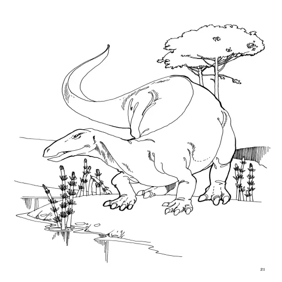 The Dinosaur Coloring Book-Softcover {5}