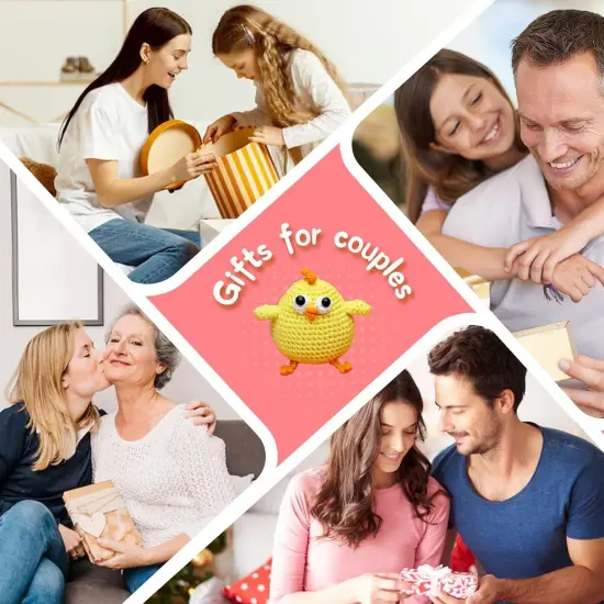 Yellow Chicken Crochet Kit for Beginners {5}