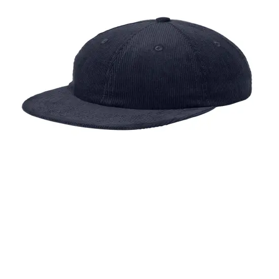 Port Authority&reg; Corduroy Cap Deep Black {6}