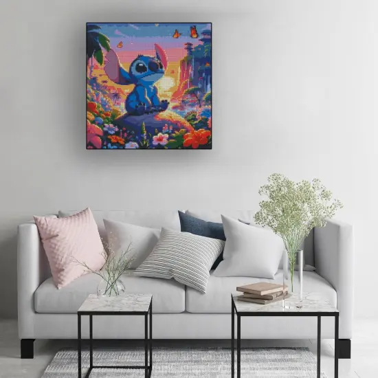 Stamped Cross Stitch Kits - Needlepoint Counted Cross Stitch Kits for Beginner Adults Printed Dimensions Cartoon Pattern Stitch Embroidery Kit Arts and Crafts (11CT Without Frame) {6}