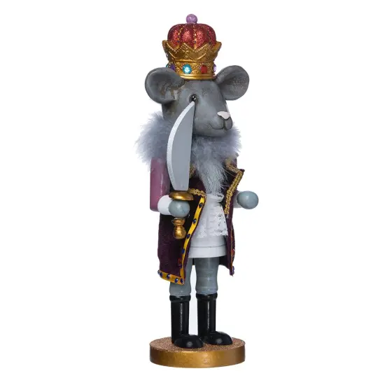 12" Nutcrackers&trade; Mouse King Nutcracker &ndash; Classic Christmas Decoration {1}