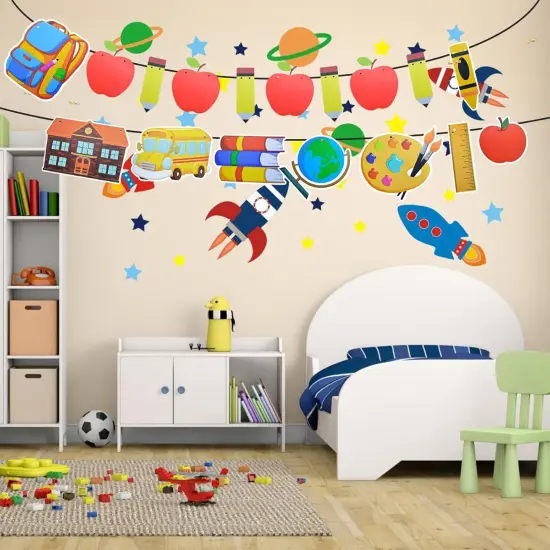 Back to School Decorative Banner Set {5}