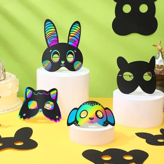 60 Pcs Themed Scratch Paper {3}