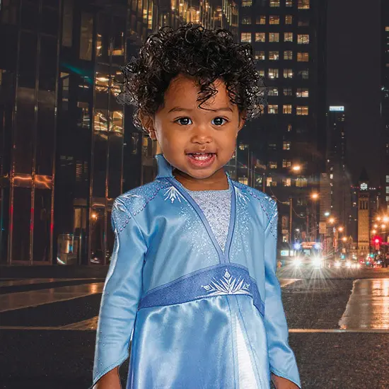 Baby Classic Disney Frozen 2 Elsa Traveling Dress Costume {2}