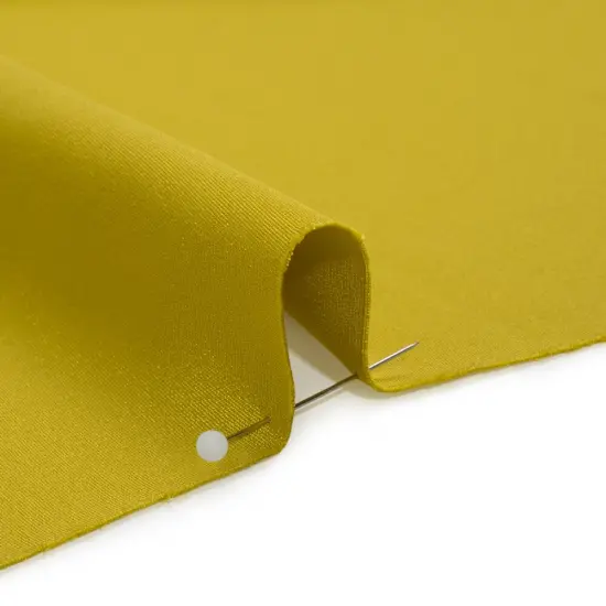 1 Yard Solid Warm Olive Silk 4 Ply Crepe Heavy 44" Wide Fabric for Bridal & Sewing {2}