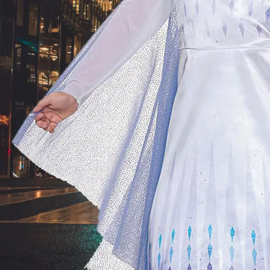 Elsa SEA Classic Frozen Queen Costume for Toddler Girls Halloween Dress {5}