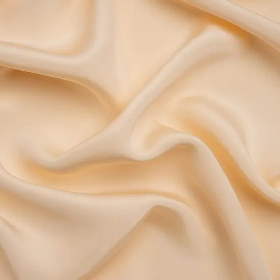 1 Yard Nude Silk Crepe Fabric, 44" Wide Luxury Material for Apparel & Couture {1}