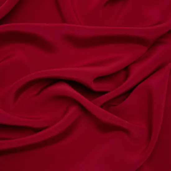 1 Yard Premium Collection Chili Pepper Silk 4 Ply Crepe Fabric , 44 Inches Width {1}